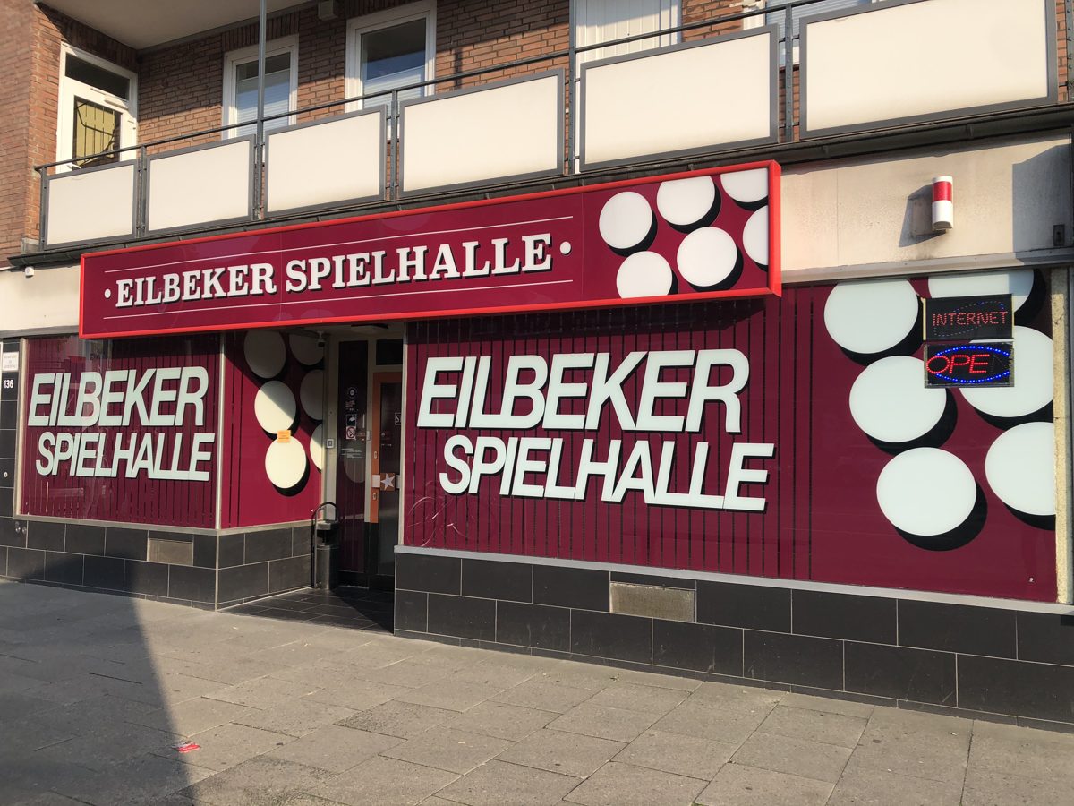 Eilbeker Spielhalle – Außenansicht